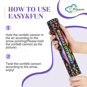 Pilvepidu confetti safety features promote safe celebrations.