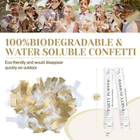 Pilvepidu rice paper confetti close-up highlights eco friendly materials