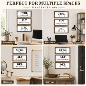 Pinetree Art wall art with back keyhole slots for mounting.