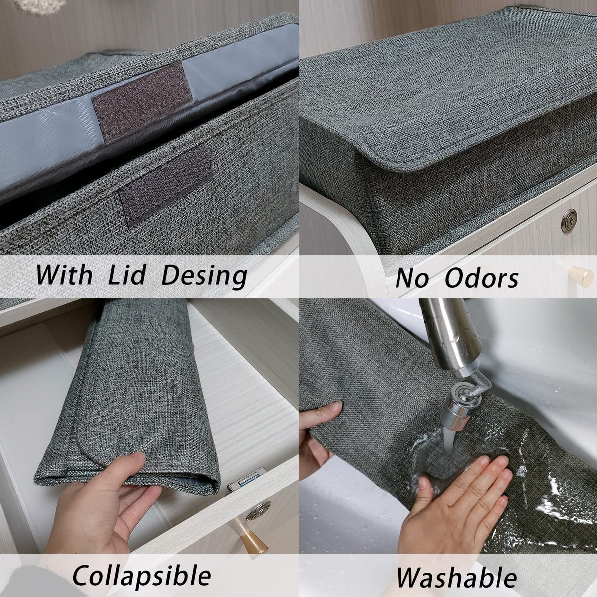 PINGMIC lids keep drawers orderly and items dust-free.