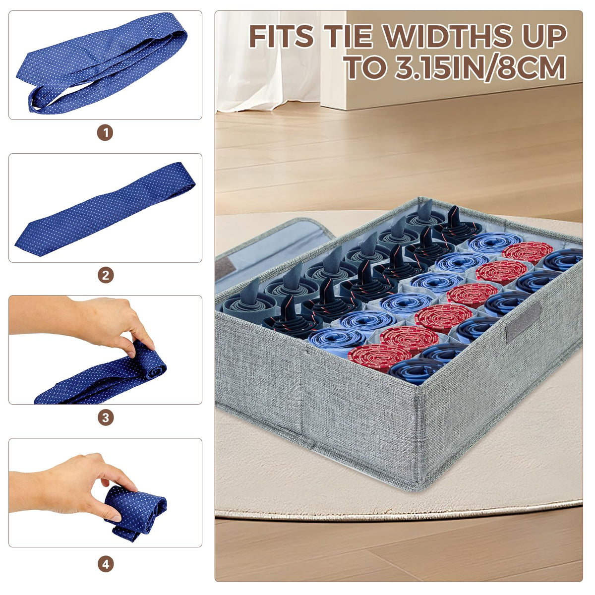 PINGMIC dustproof design protects contents from dust and moths.