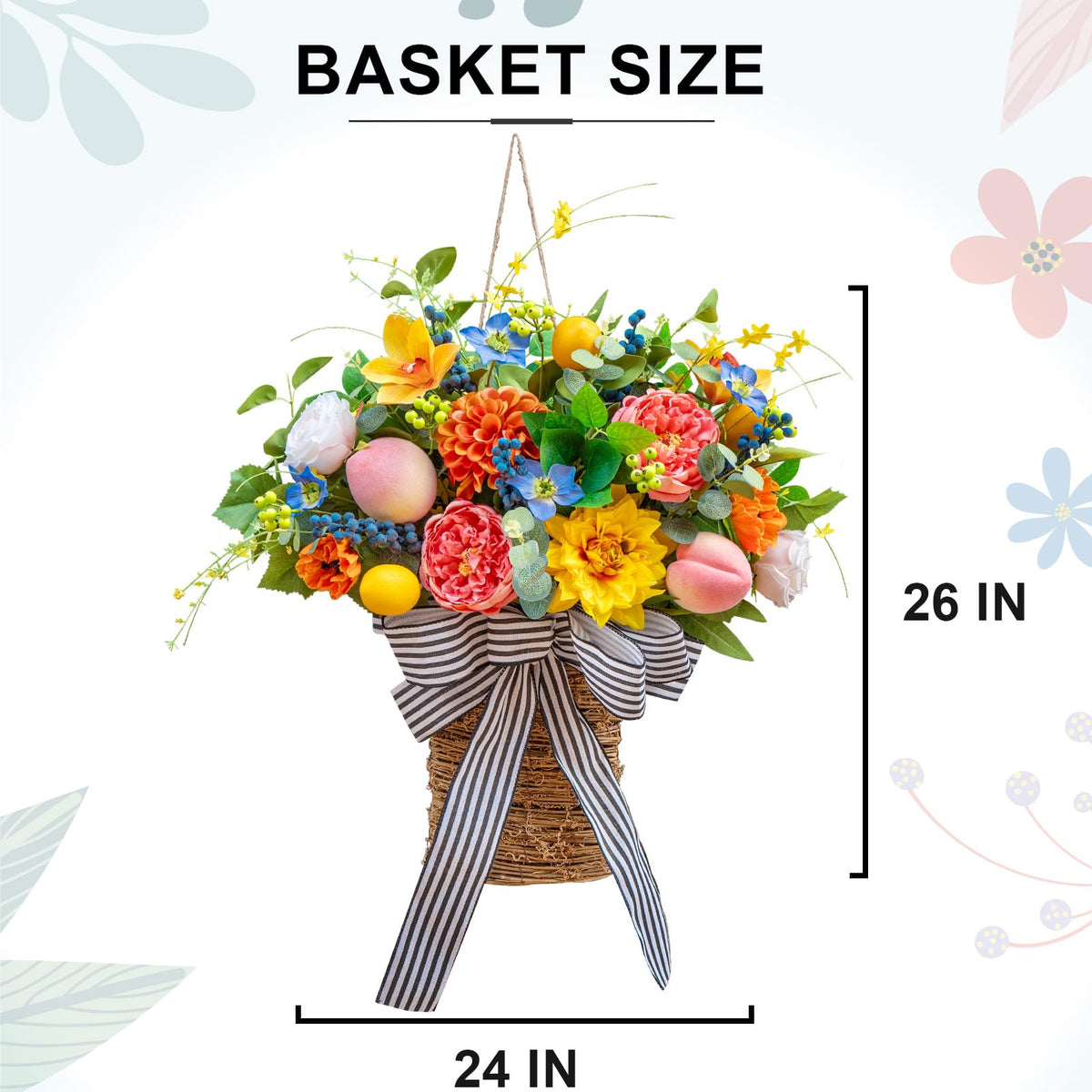 Pinkpuii front door wreath versatile decor for porches mantels or weddings