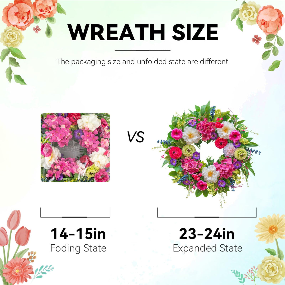 Pinkpuii gift ready wreath makes a thoughtful housewarming present.