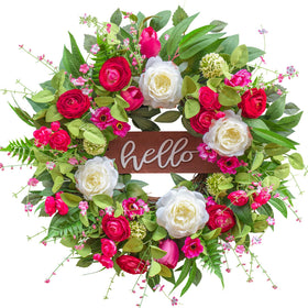 Pinkpuii wreath makes a thoughtful gift idea