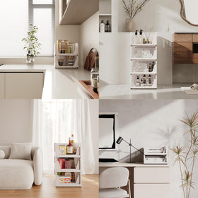Pinkpum stack height options showing customizable vertical storage