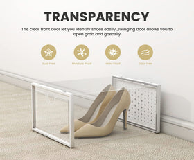 Pinkpum XXL shoe box for size 14 offers versatile storage options.
