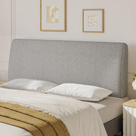 Pinmoco upholstered headboard height-adjustable for personalized comfort with various mattress heights.
