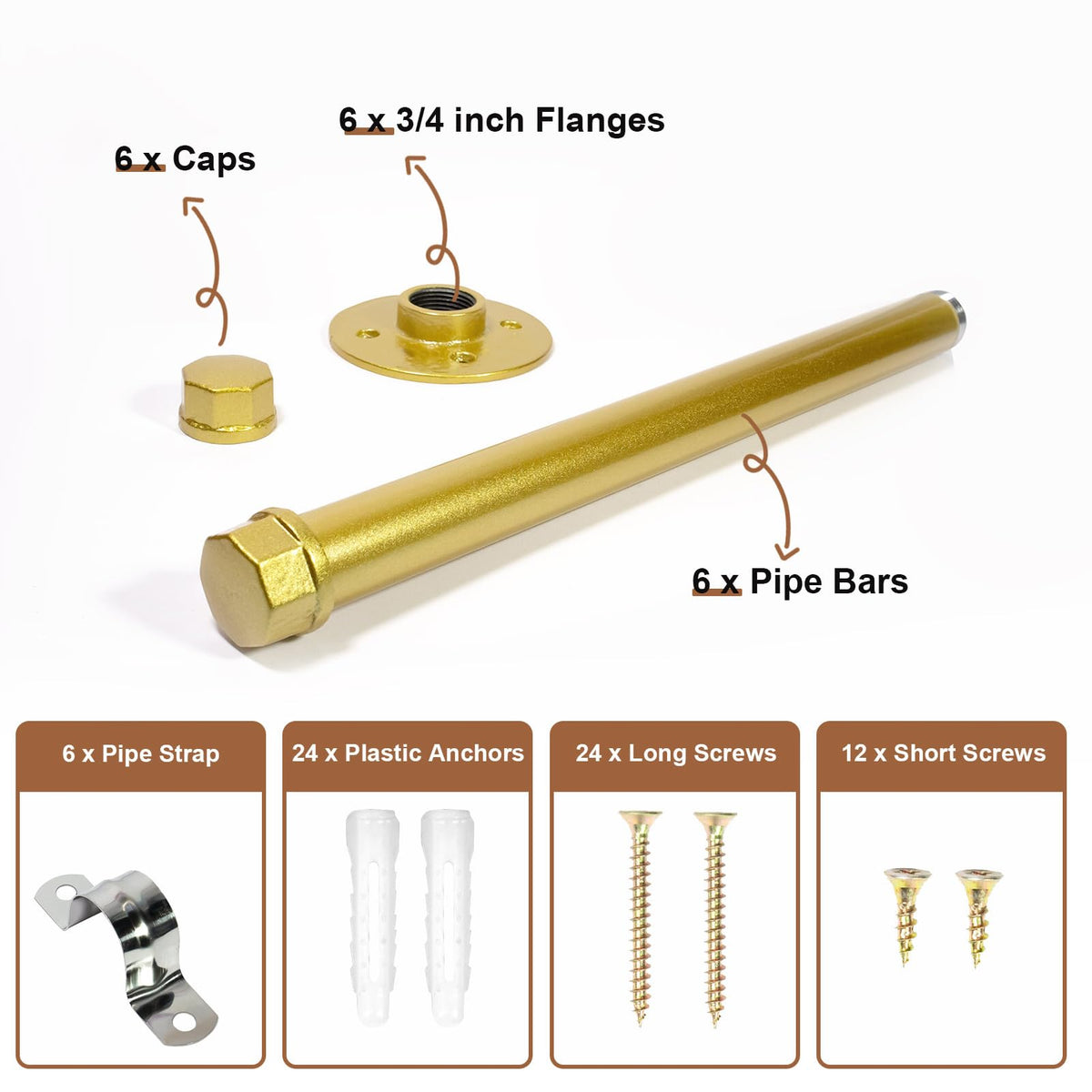 Pintuson golden retro clothes rack provides elegant boutique display.