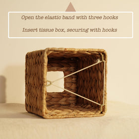 PINXIURY open-bottom design allows easy tissue replacement and tidy display.