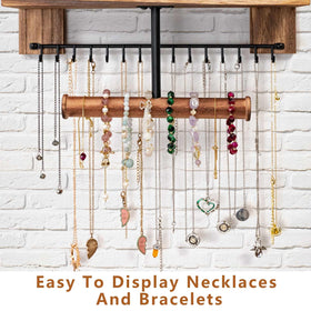 Pinzoveco four-hook display with vintage styling for versatile placement
