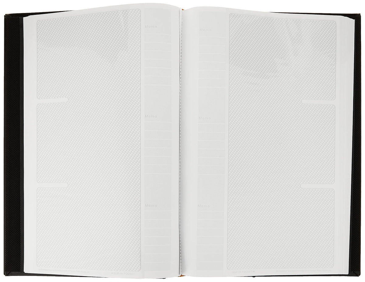 Pioneer BookBound memo area helps you note dates and captions on each page.