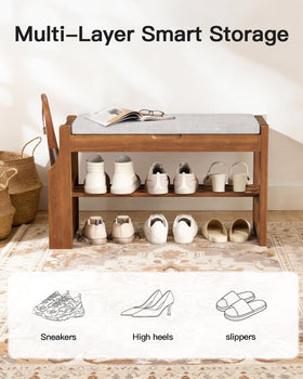 Entryway setup showing organized space and refined style
