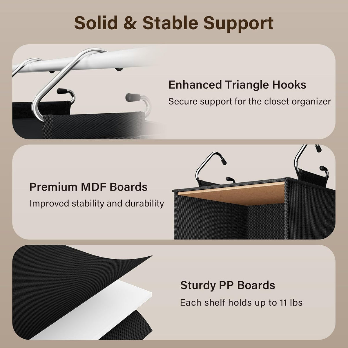 Pipishell assembly steps showing easy setup and stable support