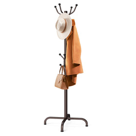 Pipishell coat rack with 14 hooks keeps entryways organized and ready for daily jackets and accessories.