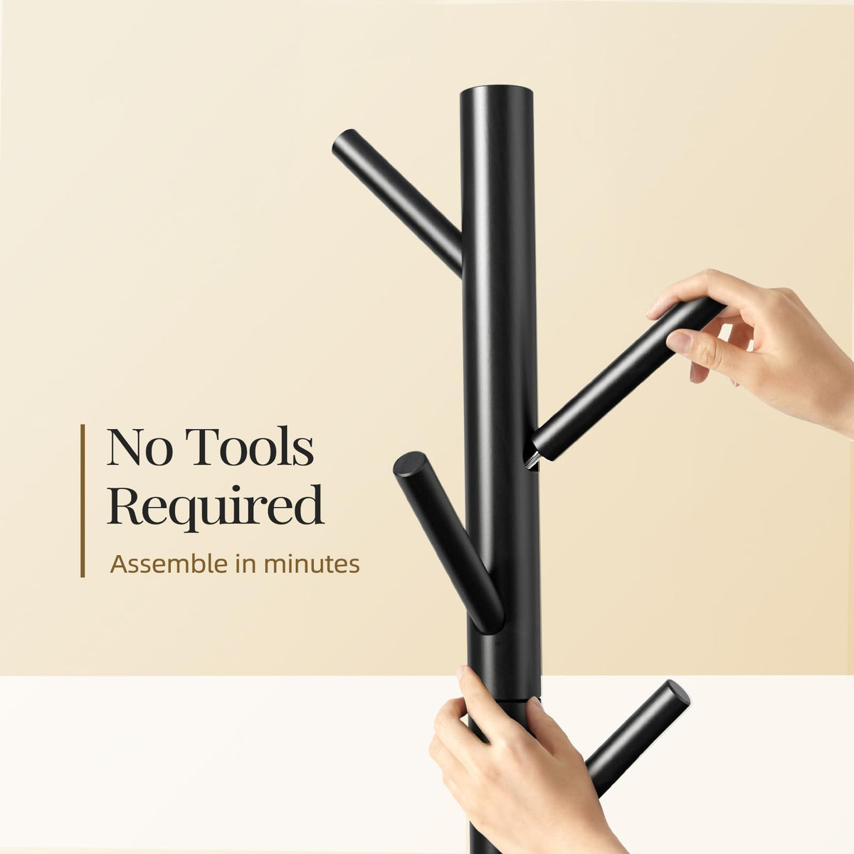 Pipishell coat stand easy assembly in minutes