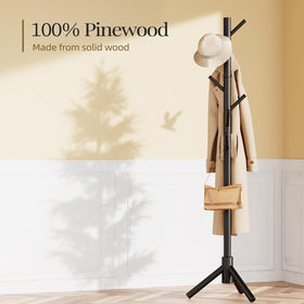 Pipishell coat stand eight hooks for versatile storage