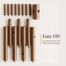 Pipishell entryway organizer keeps coats and bags neatly arranged