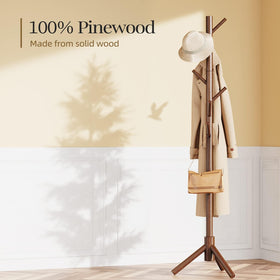 Pipishell coat tree has smooth polished hooks to prevent snagging