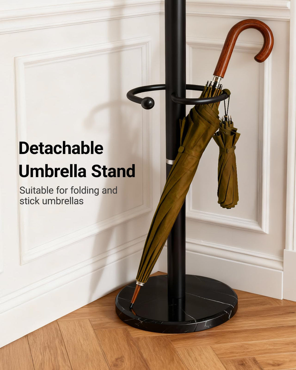 Pipishell accommodates both kids and adults with tiered hook height.