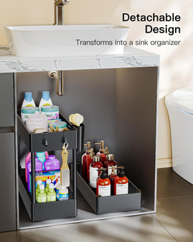 Pipishell slim rolling cart fits between washer and dryer.