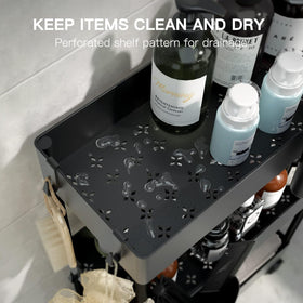 Pipishell under-sink slim cart fits kitchen storage needs.