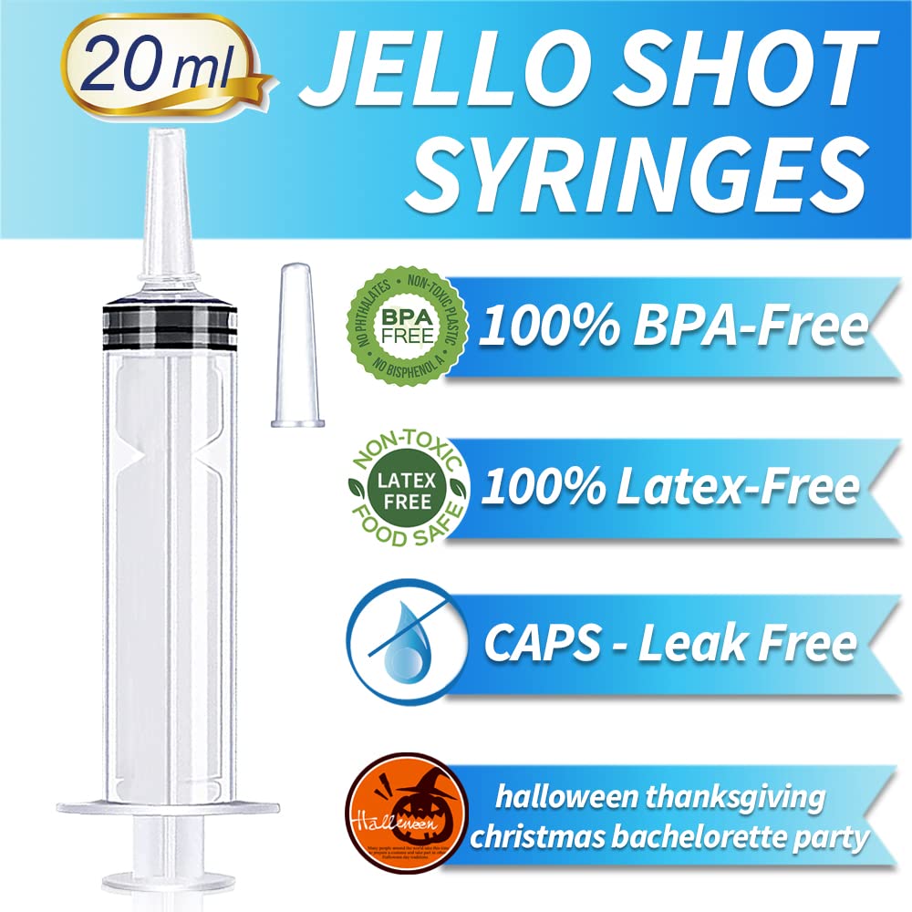 PISSION syringes with food-grade plastic for safe party use