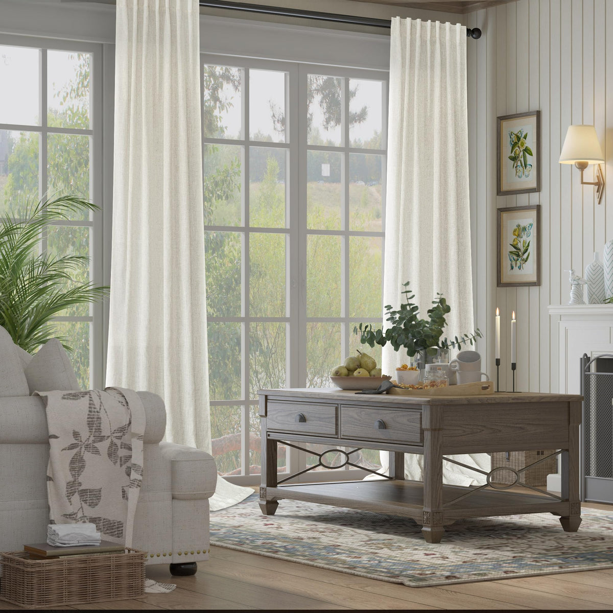 Pitalk easy care curtains machine wash cold for busy homes.