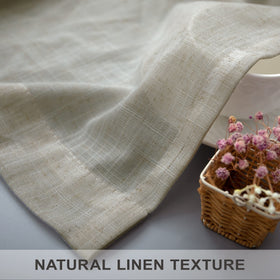 Pitalk flax linen curtains airy lightweight fabric for spaces
