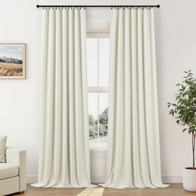 Pitalk noise-reducing curtains create a calmer living or sleeping space.
