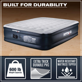Pittman Outdoors queen air mattress night-use scenario in guest room