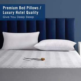Piwaal bedroom scene with two pillows delivering cozy home comfort.