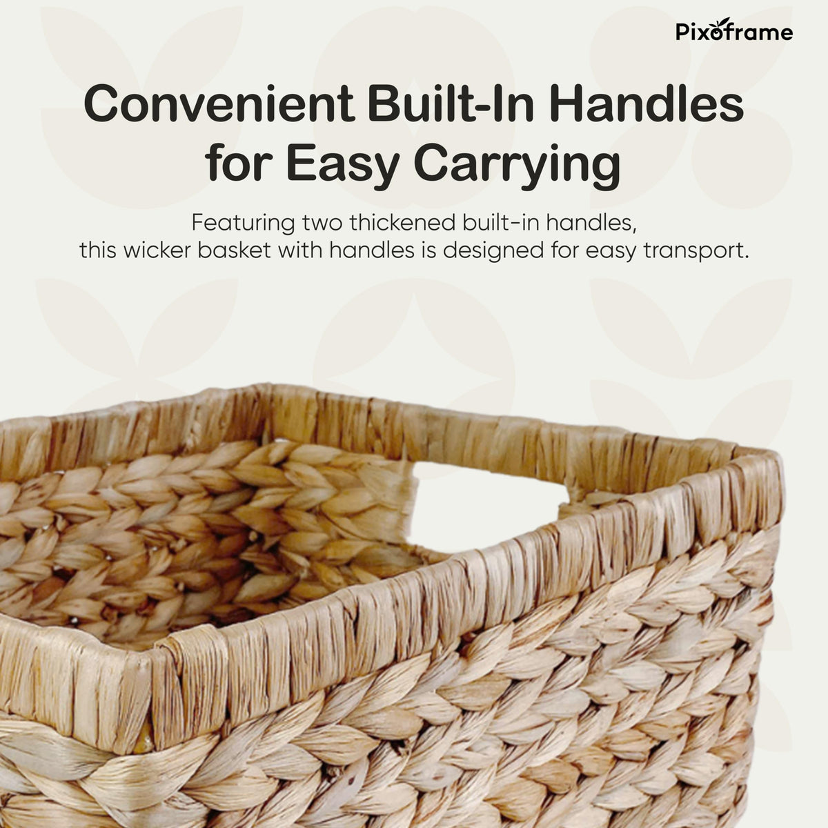 Pixoframe bathroom towel storage basket for organized spaces