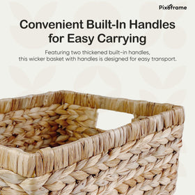 Pixoframe bathroom towel storage basket for organized spaces