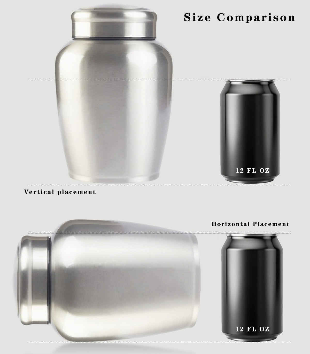 P.J. homsv urn lid sealed airtight for secure, moisture-resistant storage