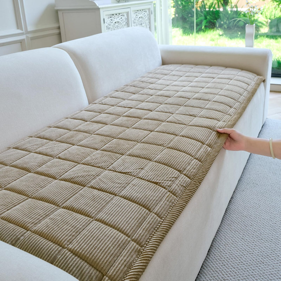 PJLZJFBY dog couch cover with soft fabric protects furniture from spills.