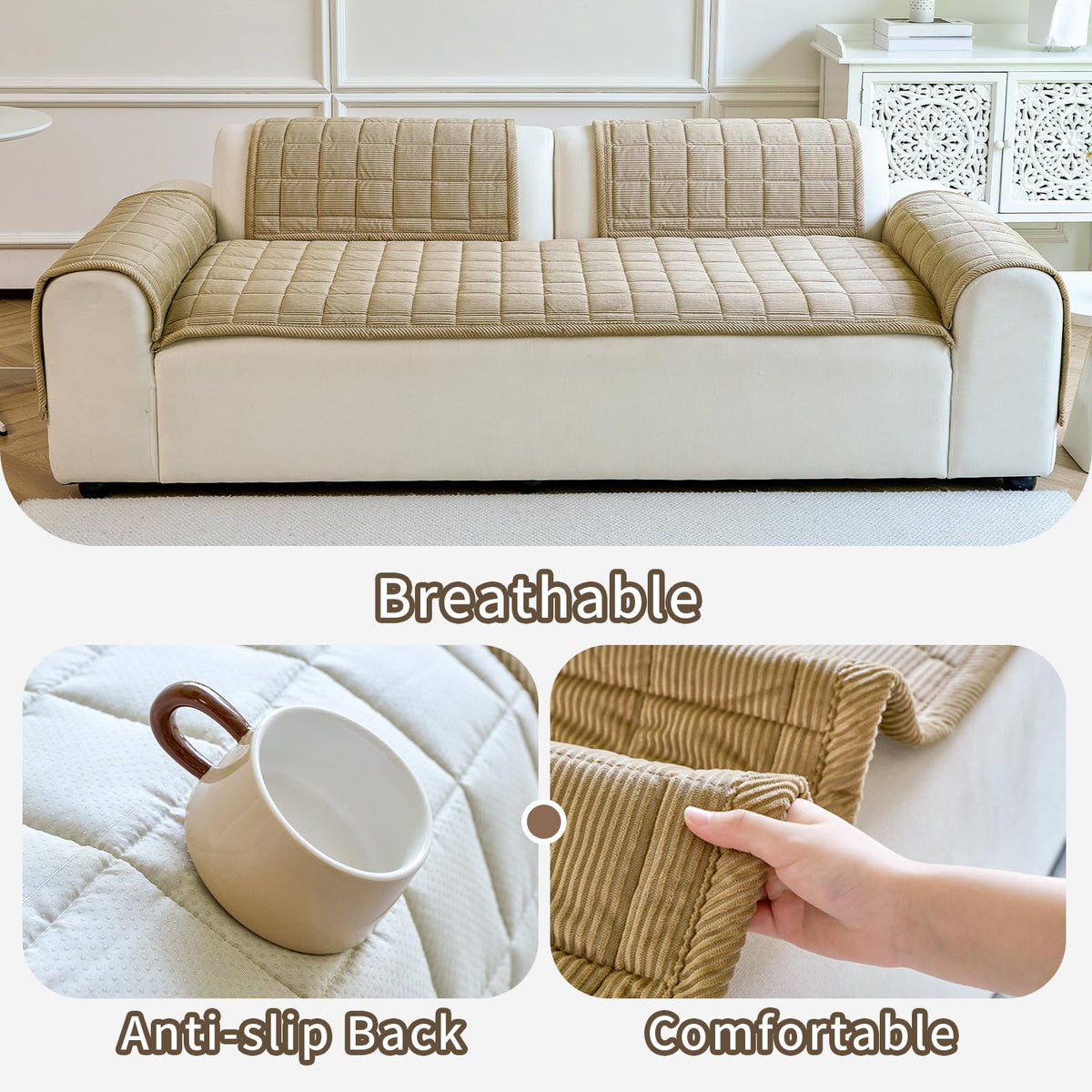 PJLZJFBY versatile pet pad for sofa, floor, or car.