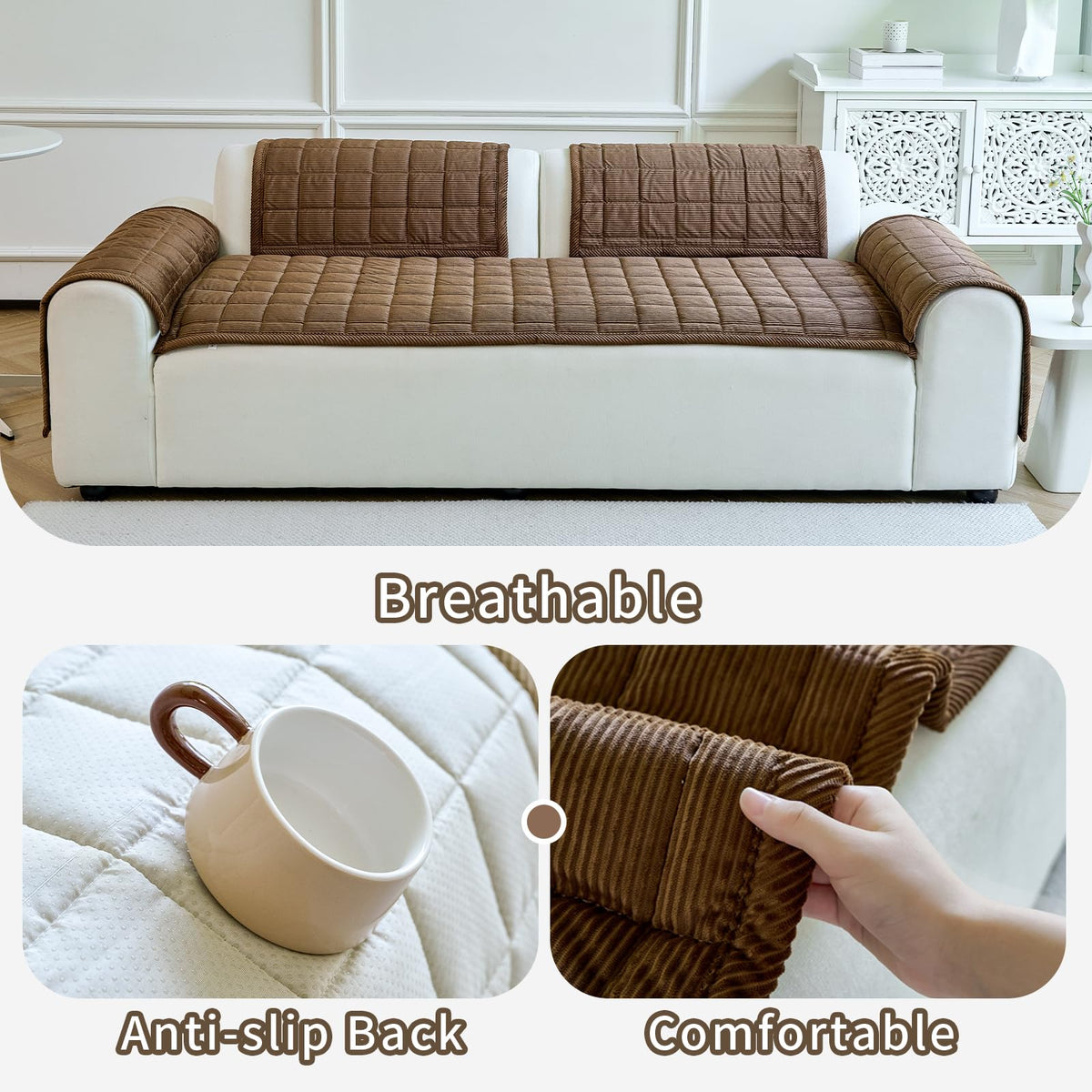 PJLZJFBY washable dog couch cover 27-6x82-7 easy to clean after use.