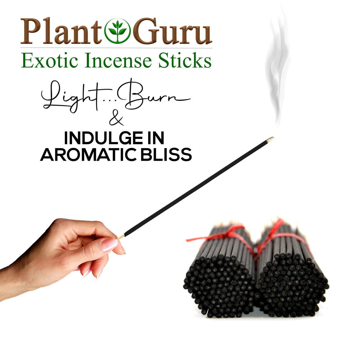 Plant Guru Citronella Exotic Incense Sticks bundle, 27–30 sticks, extended fragrance for gatherings.