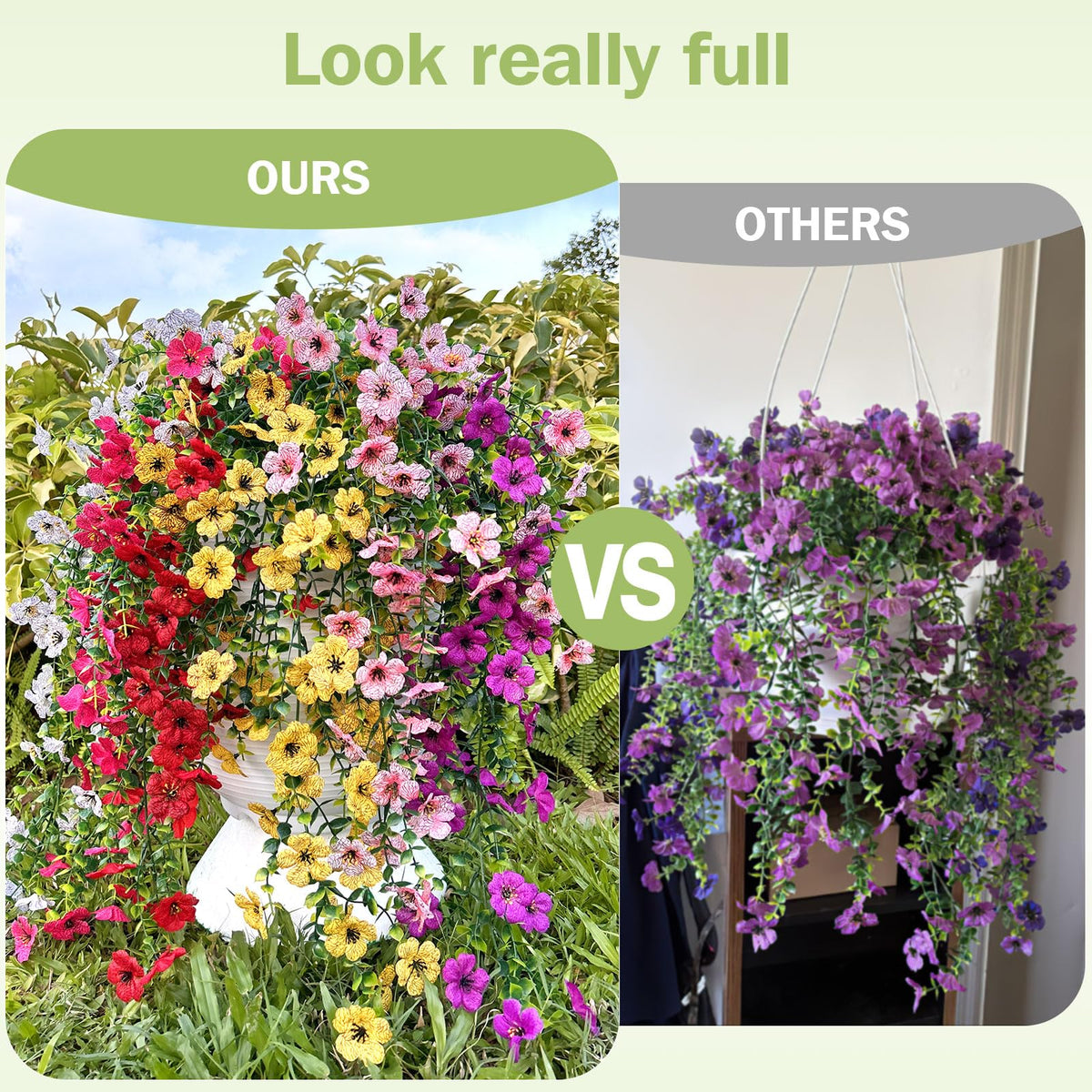 Playieer yellow outdoor fake flowers energize entryways and patios.