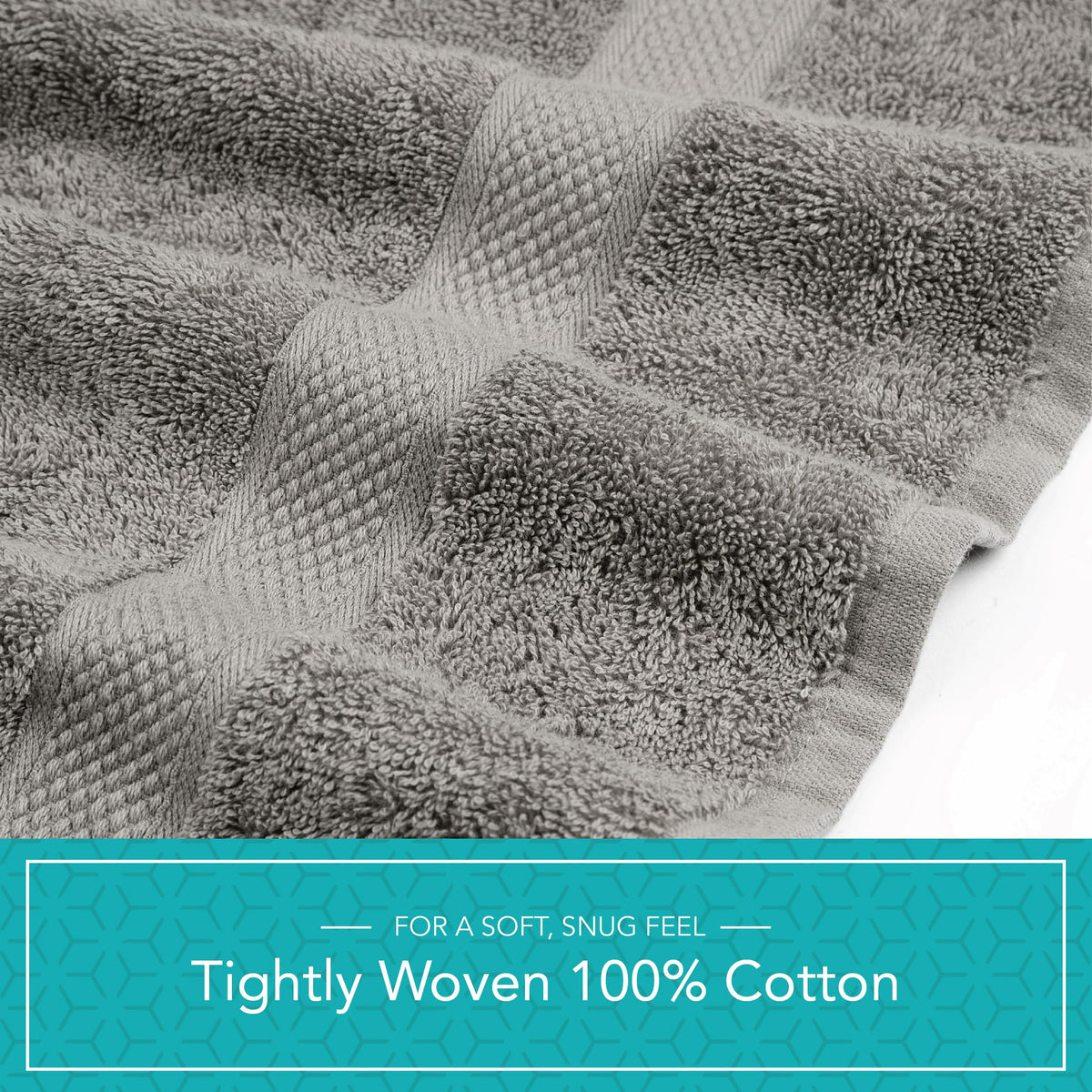 Pleasant Home gray towels machine washable and easy to care for