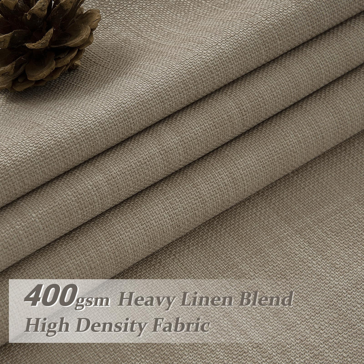 PleatedDrapes double-layer blackout curtains block light for restful daytime privacy.