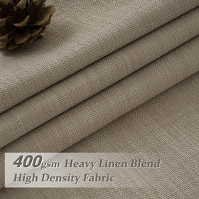 PleatedDrapes double-layer blackout curtains block light for restful daytime privacy.