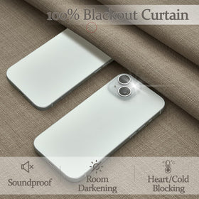 PleatedDrapes seven-pleat per panel design creates refined folds.