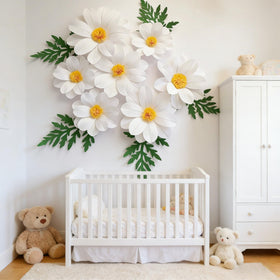 PleatFlora 25cm medium daisy trio for event displays
