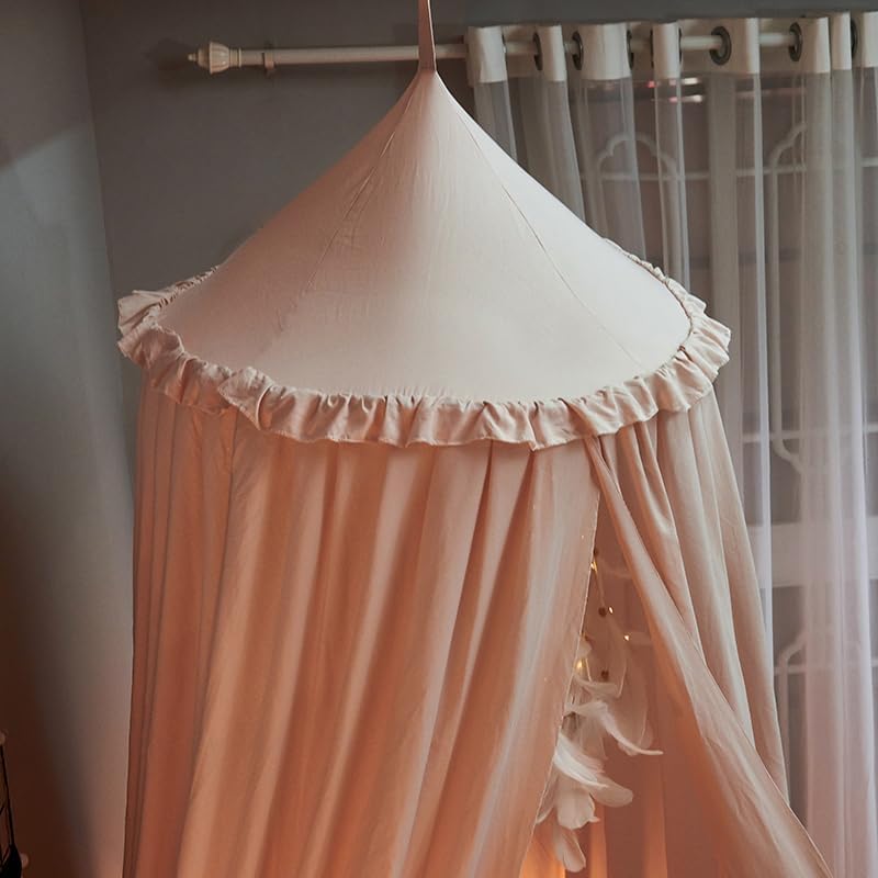 PlentiVive bed canopy machine washable design makes care easy.