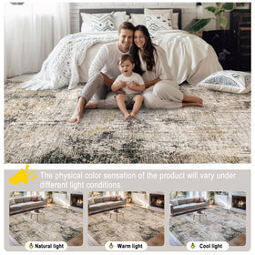 PLHXFR 8x10 area rug kids pets friendly surface for play