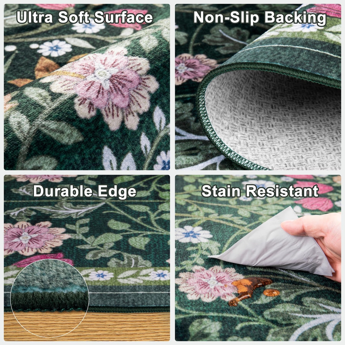 PLHXFR 8x10 rug fits living rooms, bedrooms, and dining areas with elegance.