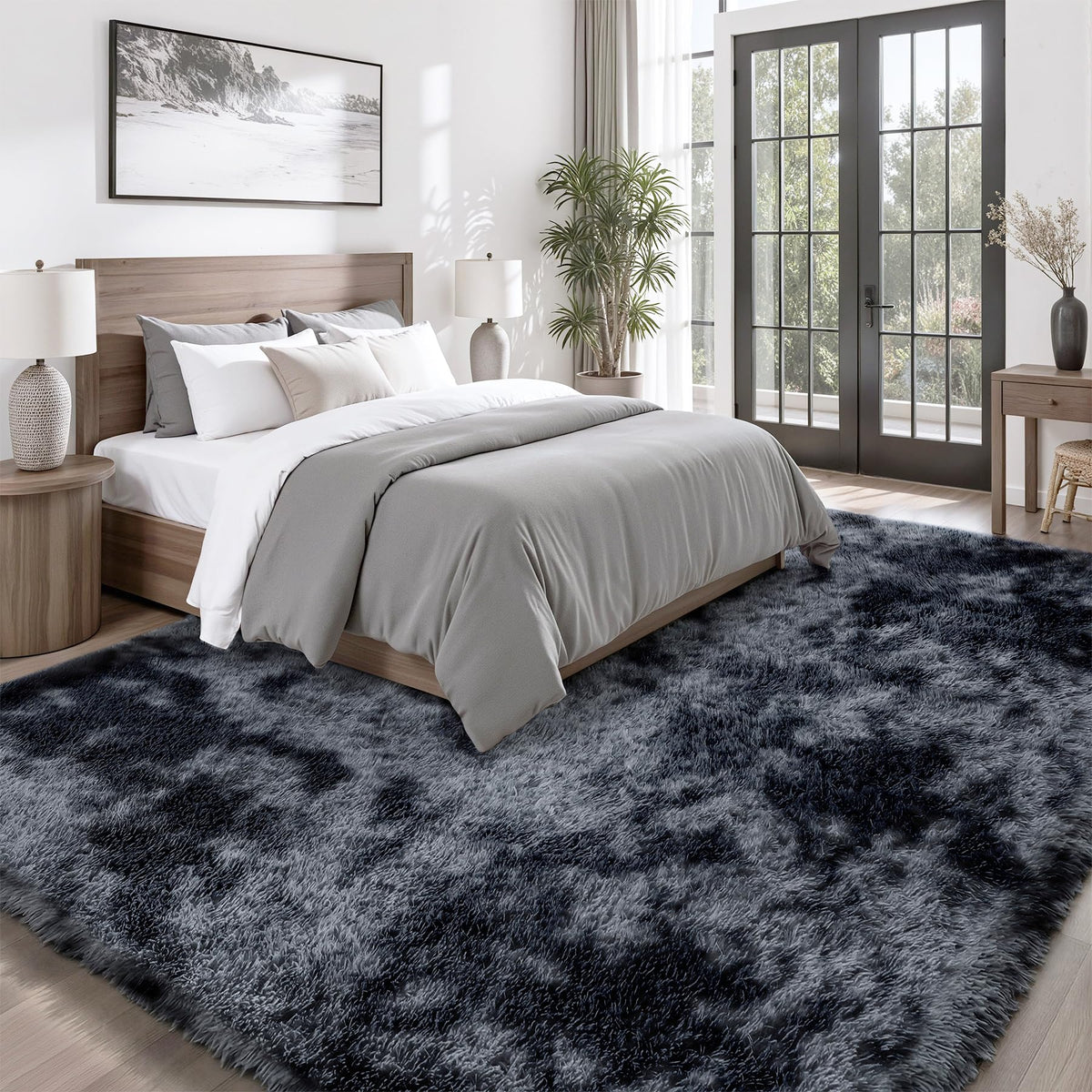 PLHXFR 8x10 rug non-slip backing close-up for safe floors
