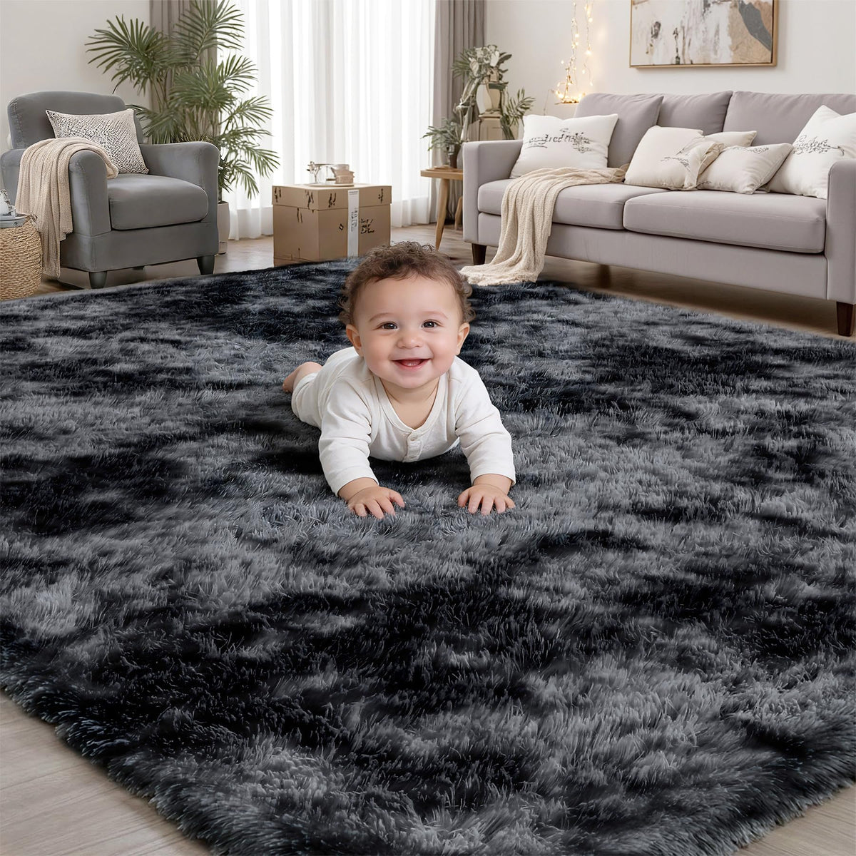 PLHXFR 8x10 rug with soft plush pile for cozy living room comfort