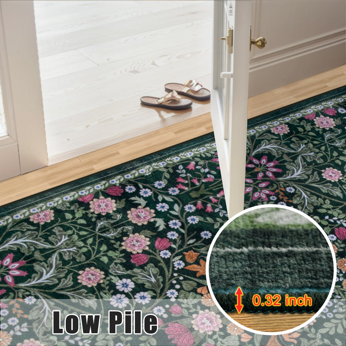 PLHXFR versatile rug suited for living rooms, bedrooms, and dining areas.